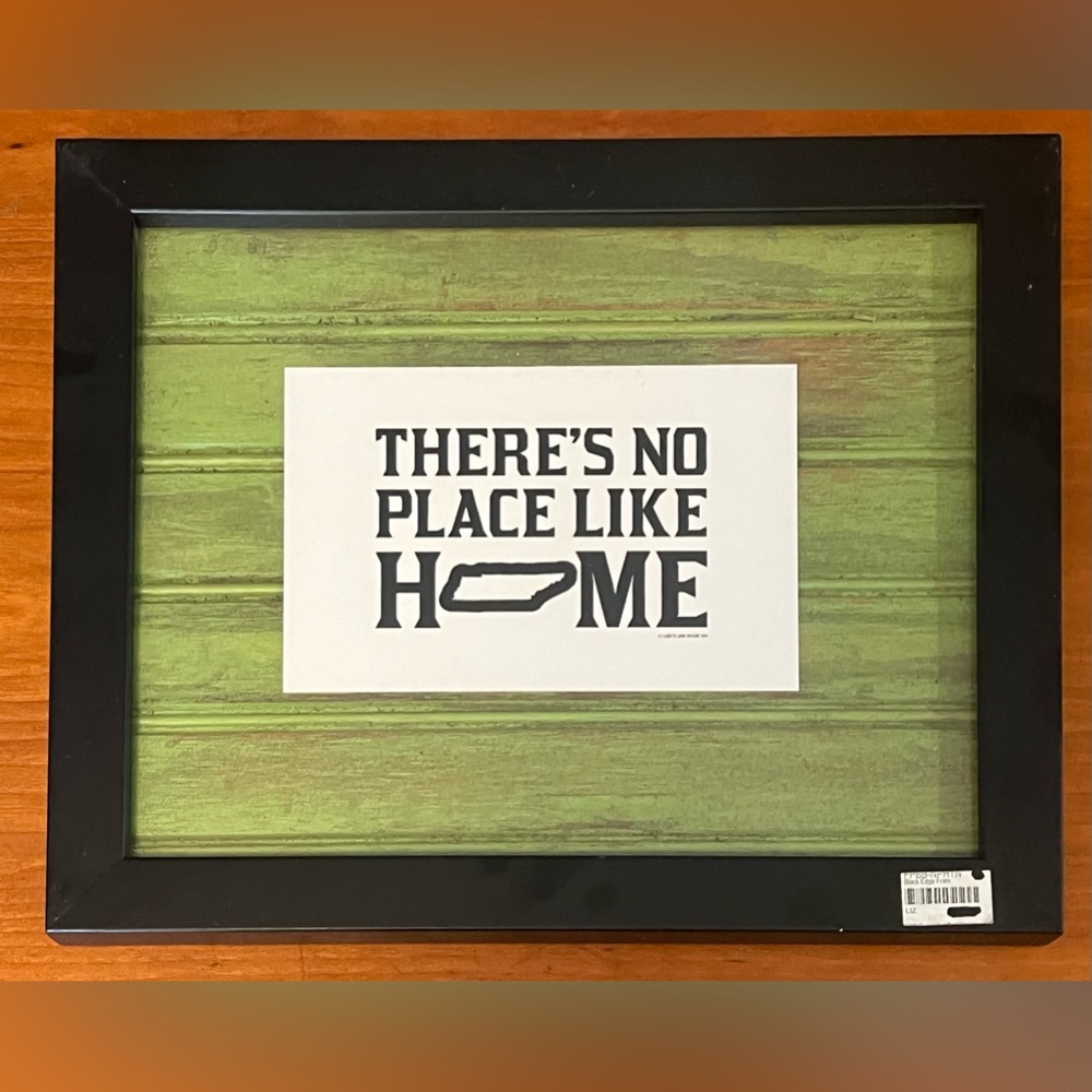 THE perfect housewarming gift: “there’s no place like home-Tennessee” wood frame